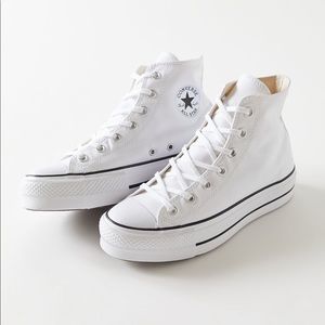 Converse Chuck Taylor All Star Canvas Platform High Top Sneaker | White | W 5.5